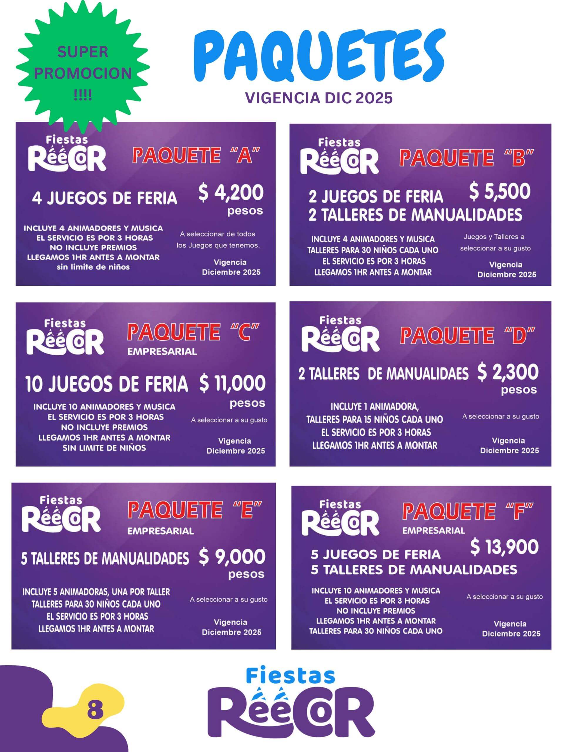 paquertes